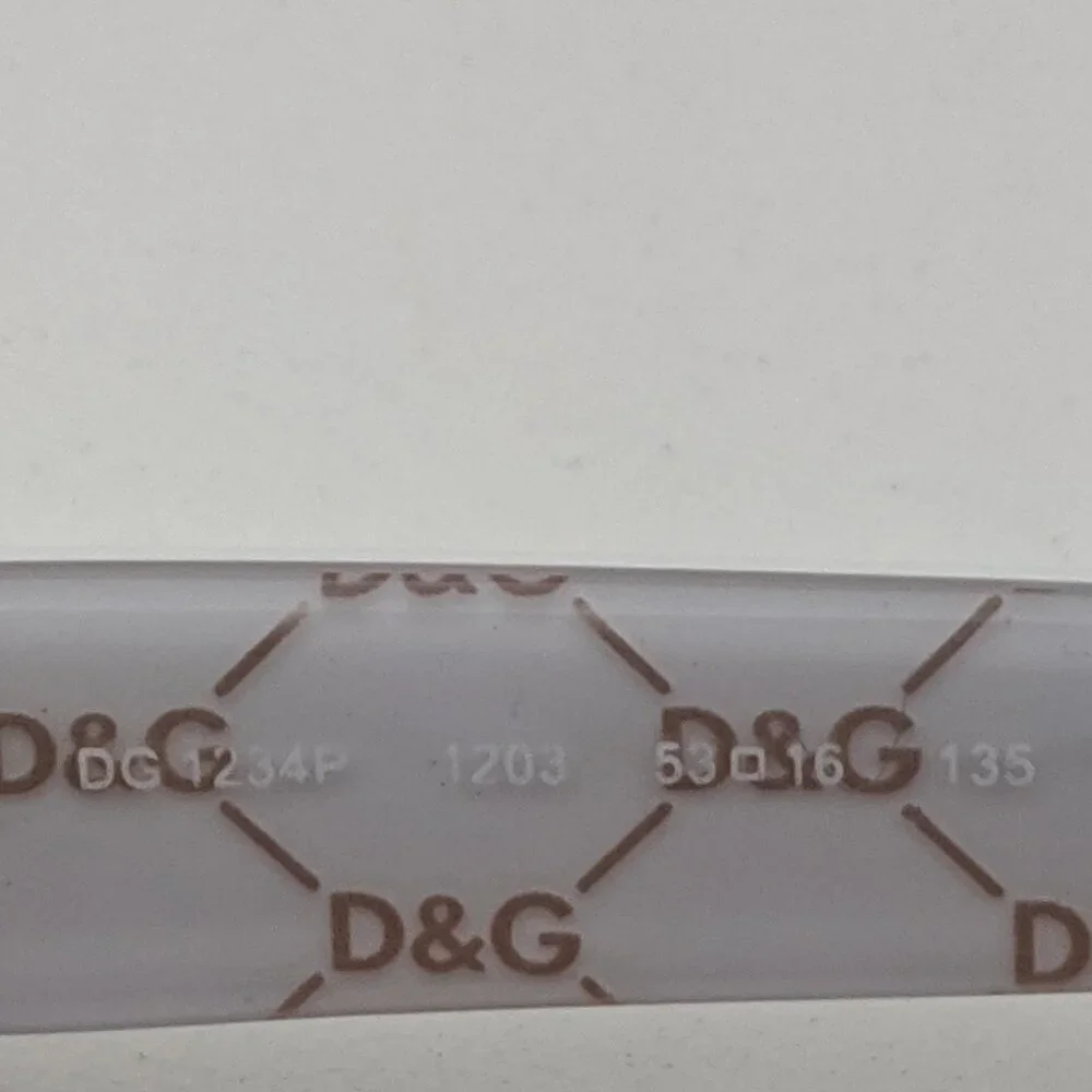 🕶️Dolce&Gabanna DG1234P 1203 Eyeglasses 53/16 135 /ALH612🕶️​​